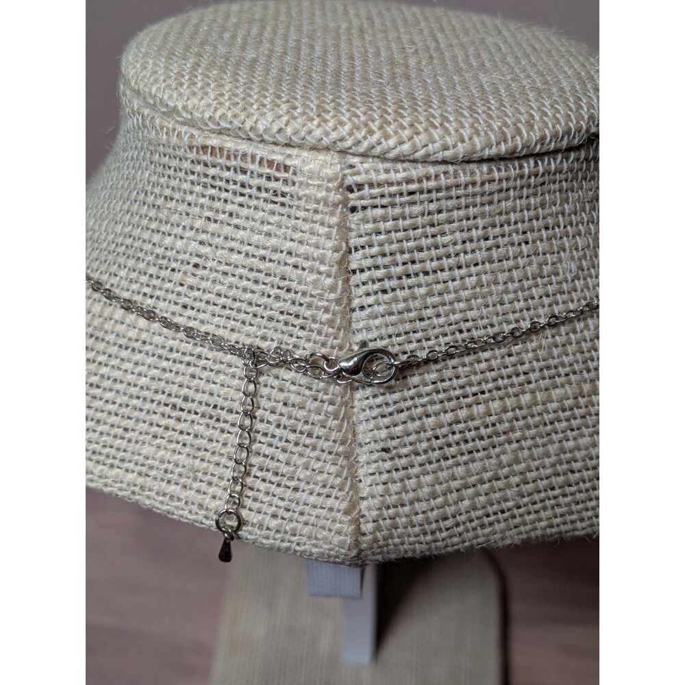 Valentine's Gift Interlocking Circle Necklace Sil… - image 4